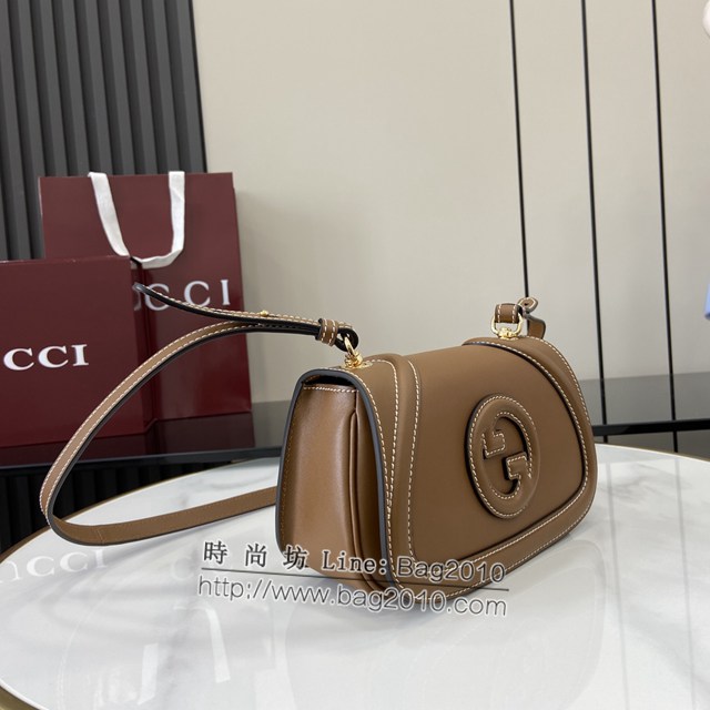 Gucci專櫃古馳最新款Blondie系列迷你肩背包斜挎女包 jh2149型號：815700